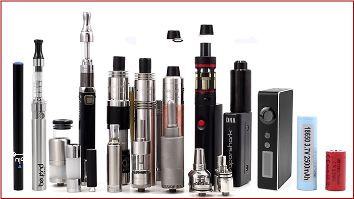 Types Of E-cigarettes - Electronic Cigarette (800x500), Png Download
