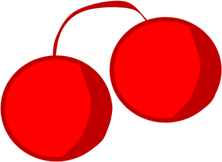 Cherry - Circle (444x325), Png Download