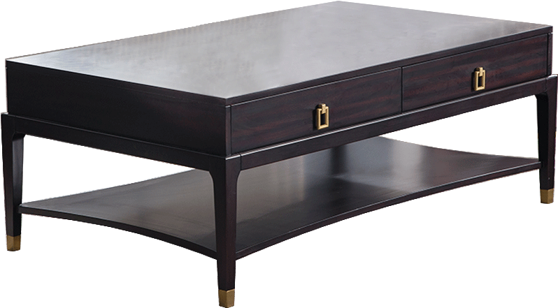 You Fan Art Napa American Solid Wood Foot Double Tea - Coffee Table (800x800), Png Download
