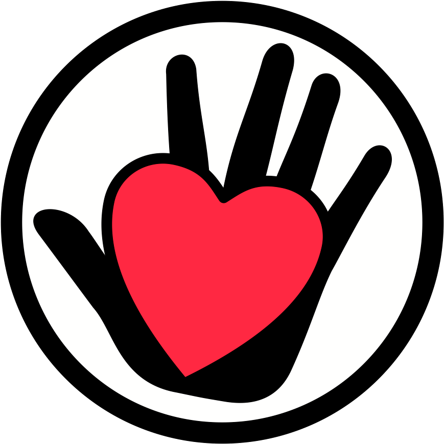 Heart Hand Icon - Heart (876x876), Png Download