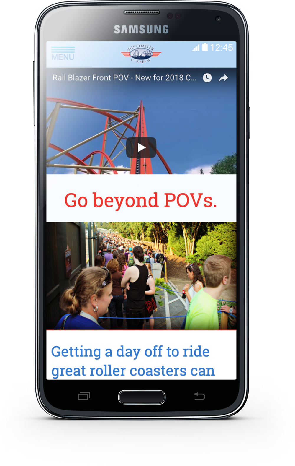 April 2018 Redesign Concept - Samsung Sgh M2310 Cancan Blue (1000x1577), Png Download