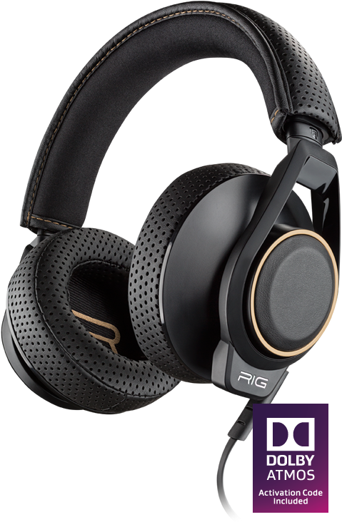 Plantronics Rig 600 Headphones (500x731), Png Download