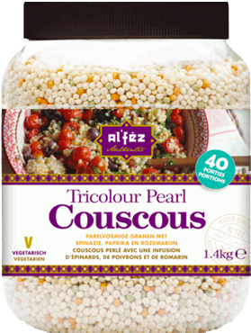 Tricolour Pearl Couscous - Al Fez Moroccan Spiced Couscous, 200g (400x400), Png Download