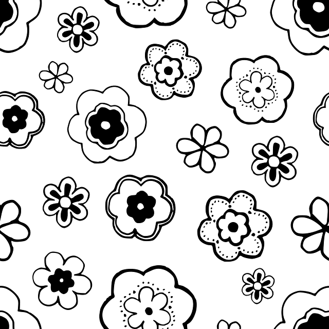 Flowers Pattern Seamless Png (480x480), Png Download