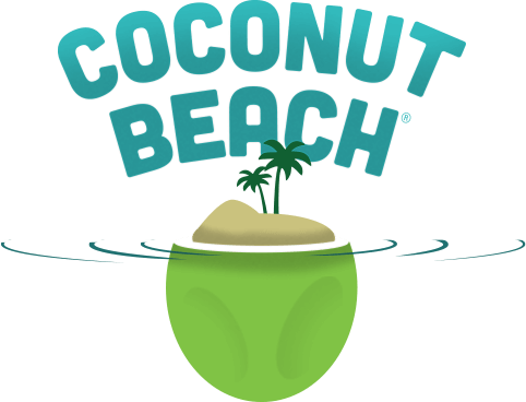 Clip Arts Related To - Coconut Beach Coconut Water (482x368), Png Download