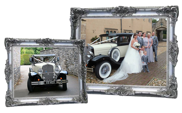 Vintage Style Wedding Car Hire - Car (624x389), Png Download