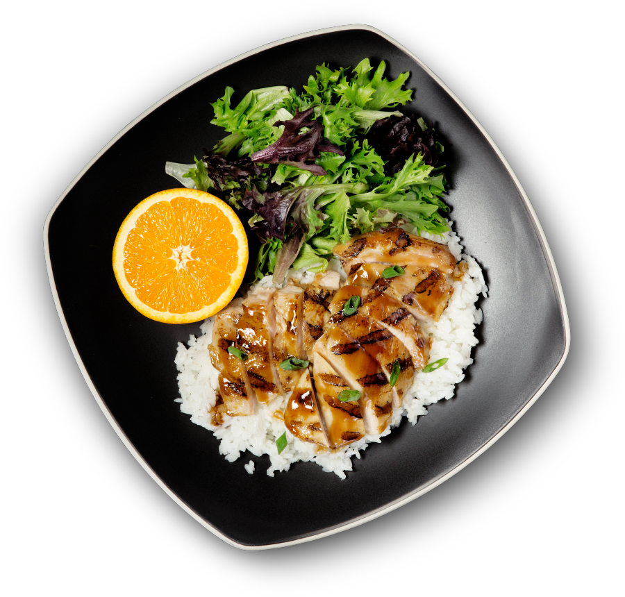 Chicken Plate 791 Cal - Waba Grill (900x860), Png Download