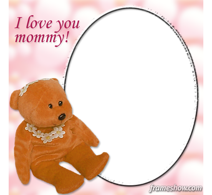 “i Love You Mommy” Photo Frame - Mother Frame (416x382), Png Download