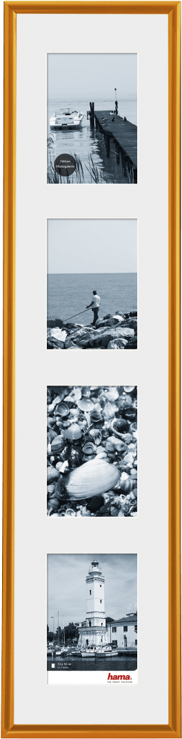 "malaga" Plastic Frame Gallery, 4 X 13 X 18 Cm, 21 - Hama Galerie Malaga Plastic Frame 13x18 For 4 Photos (1100x1100), Png Download