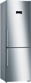 Bosch Kgn36xi35g Frost Free Fridge Freezer - Bosch Kgn36ml3p (600x337), Png Download