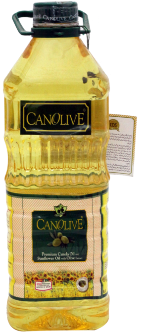 Canolive Cooking Oil Bottle - Bottle (550x684), Png Download
