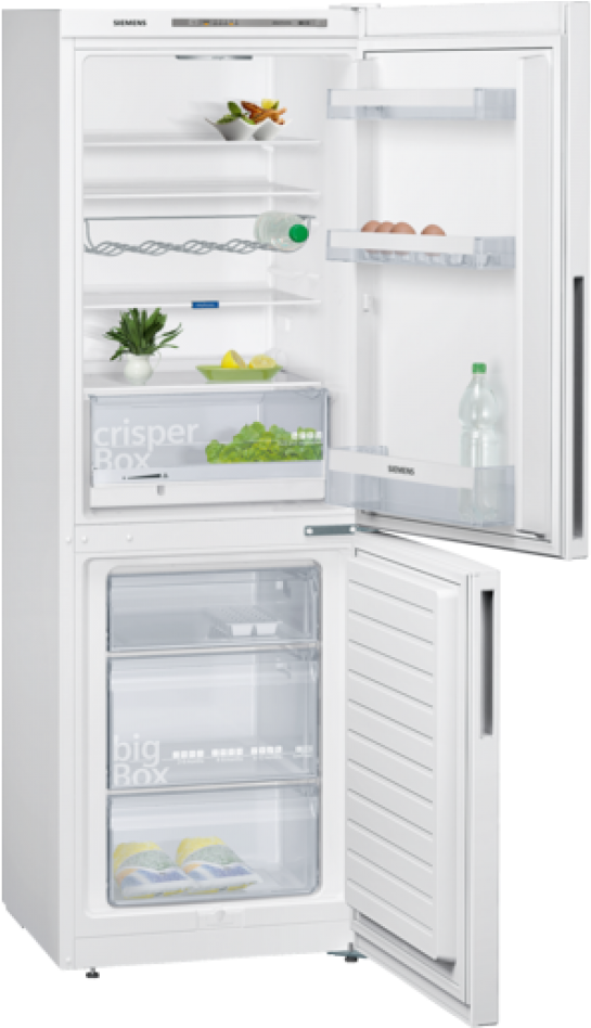 Fridge Freezer A By Siemens - Siemens Kg33vvw31 Fridge Freezer White (800x947), Png Download
