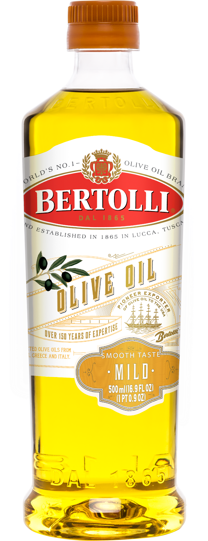 Mi5125 Bertolli Mild - Bertolli Olive Oil New (1600x2400), Png Download