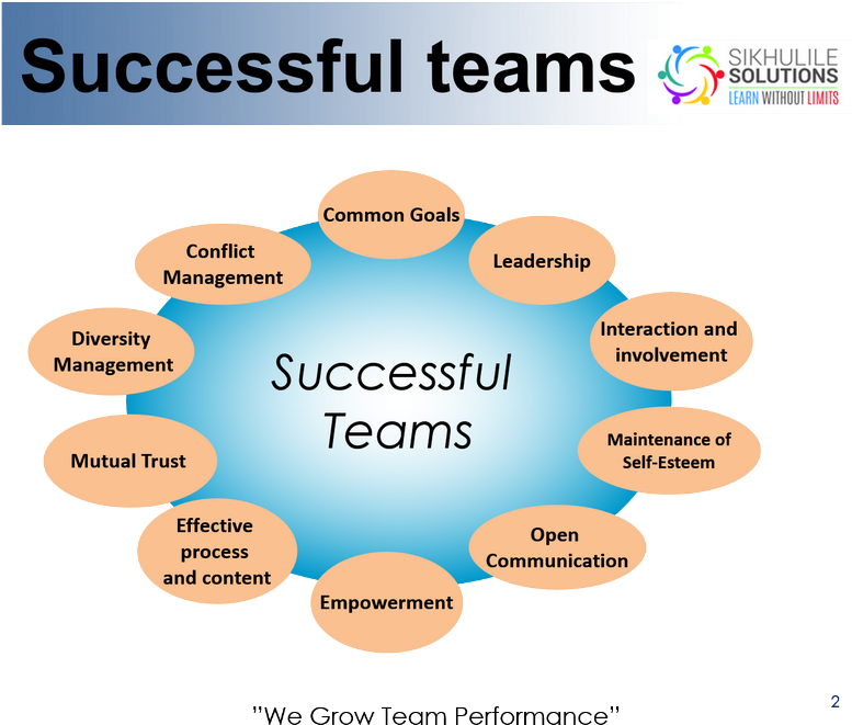 Team Building Gauteng - Chart Of Effective Teams (778x681), Png Download