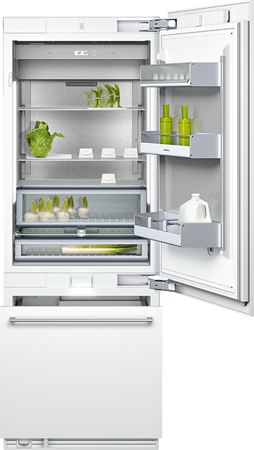 Gaggenau Vario Fridge-freezer Combination 400 Series - Gaggenau Rb472701 (367x650), Png Download