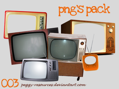 Png S Pack 003 By Peggy Resources - Old Tv (400x300), Png Download