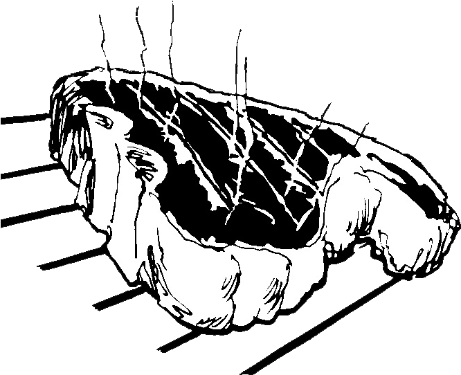 Welcome - Beef Black And White Clipart (673x613), Png Download