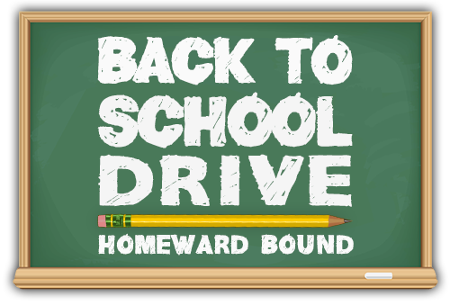 School Supplies Needed For Homeless Children - Back To School Drive Png (500x339), Png Download