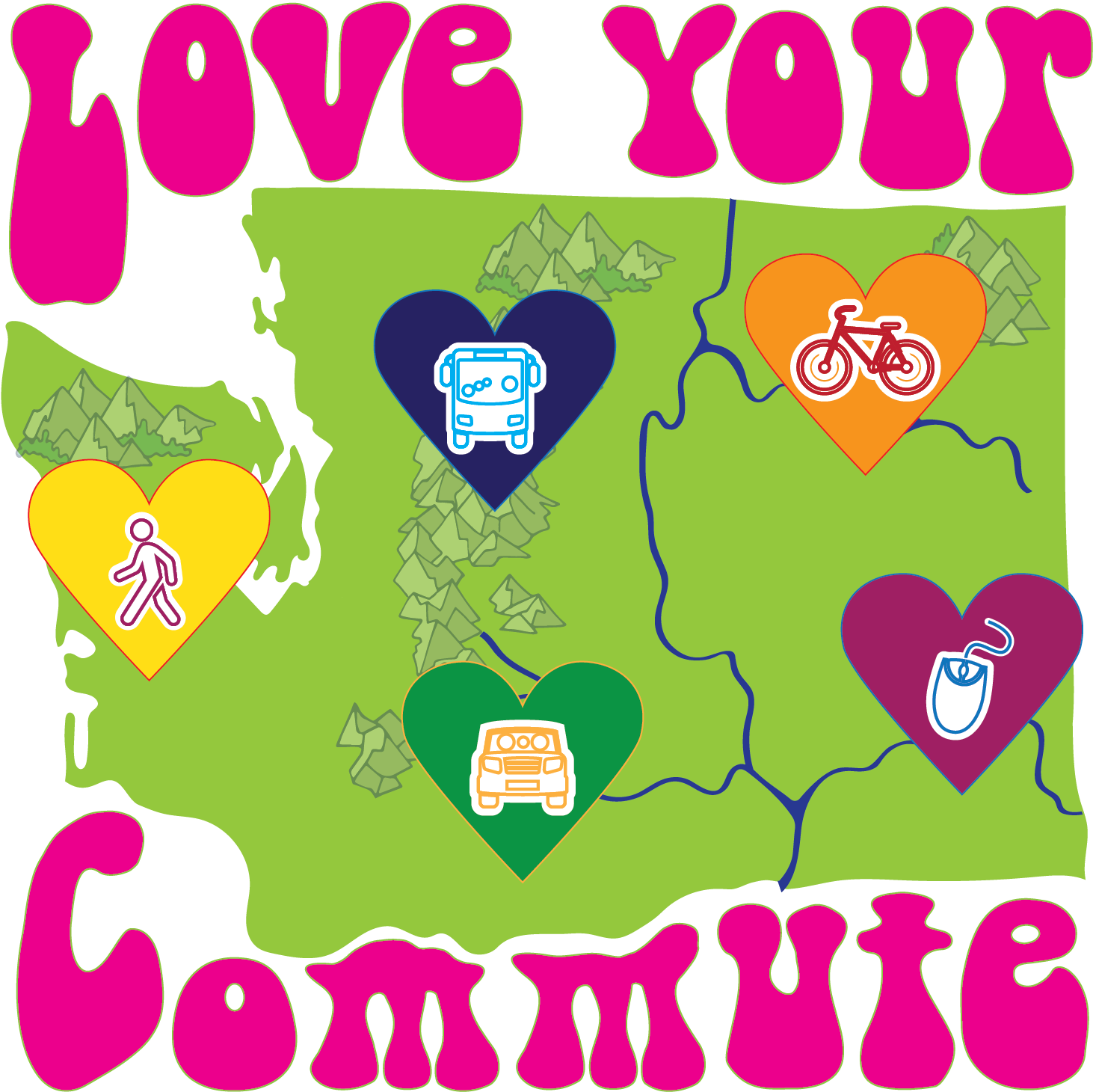 Png - Jpg - Spokane County Commute Trip Reduction Office (1501x1501), Png Download