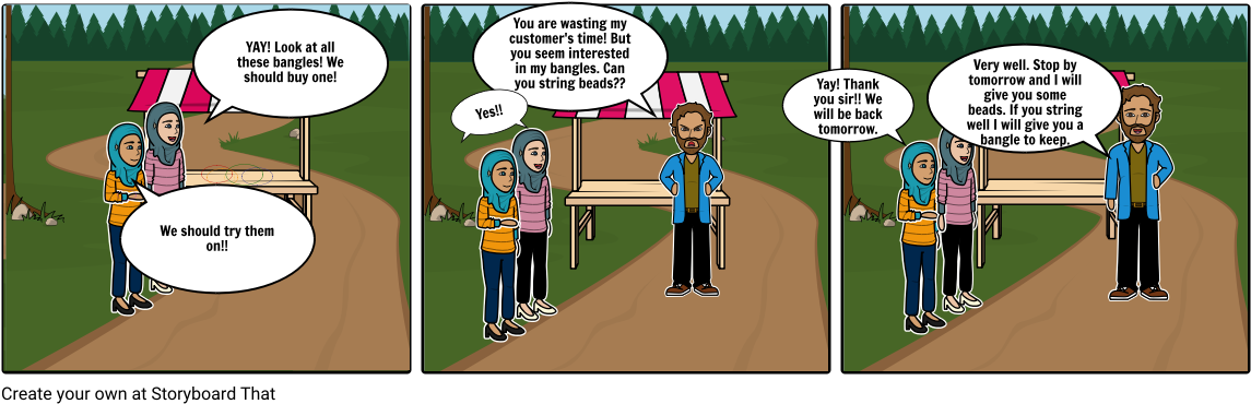 The Bangle Maker - Comics (1164x385), Png Download