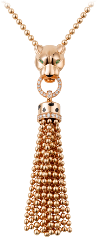 Panth Re De Cartier Necklaces New Mens Necklace - Cartier Panther Tassel Necklace (1024x816), Png Download
