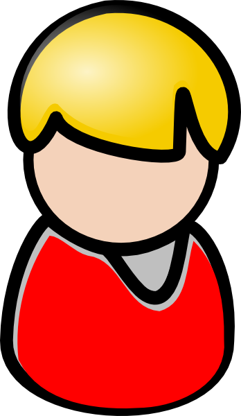 Men Red Svg Clip Arts 348 X 600 Px (348x600), Png Download