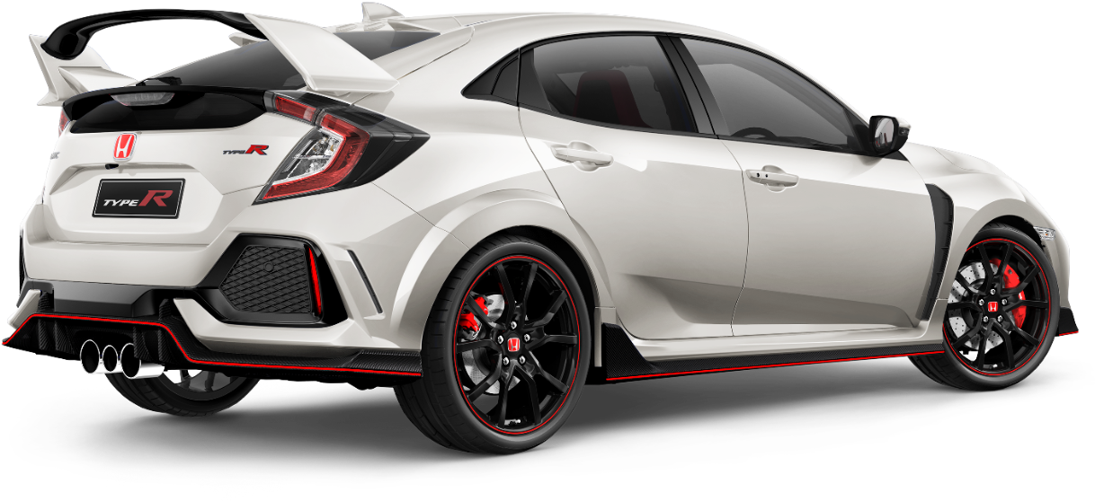 Honda Clarity Fuel Cell - Honda Civic Hatchback Red (1280x639), Png Download