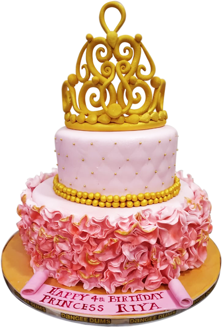 Girl Crown Base Cake - Cake (1000x700), Png Download