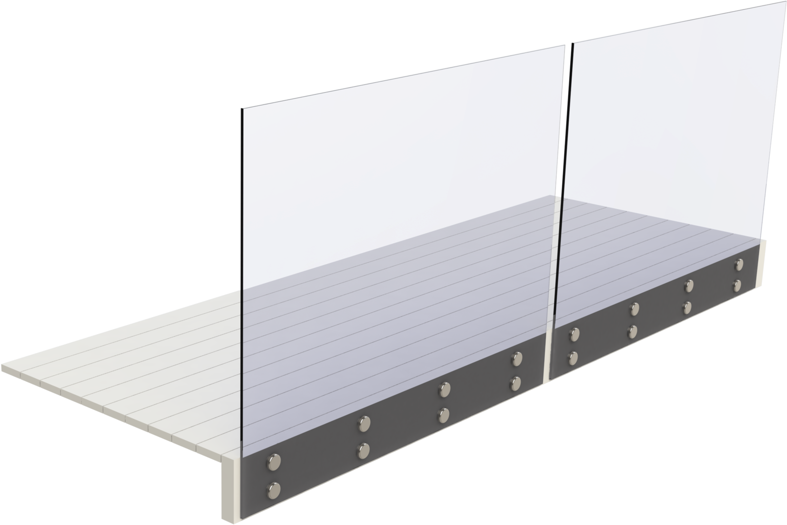 Frameless Glass - Table (1920x1196), Png Download