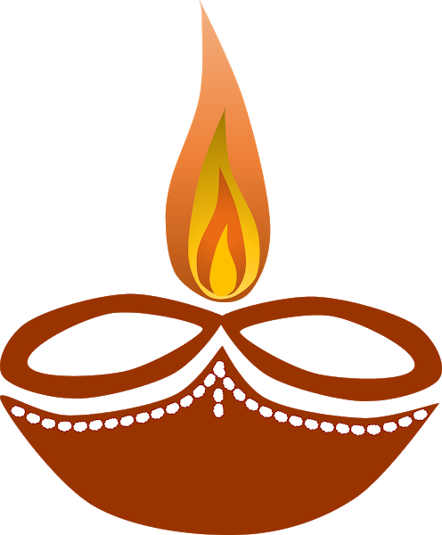 Diwali Diya Free Clipart - Diya (496x600), Png Download