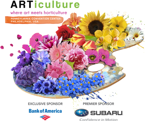 Silverware Pouches & The Philadelphia Flower Show February - Philadelphia Flower Show Posters (480x406), Png Download