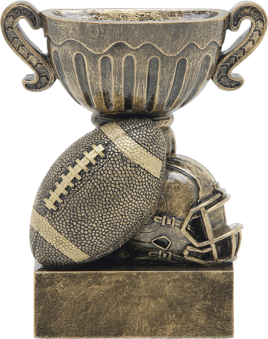 Sport Cup Football Resin 4 1/2" (886x1122), Png Download