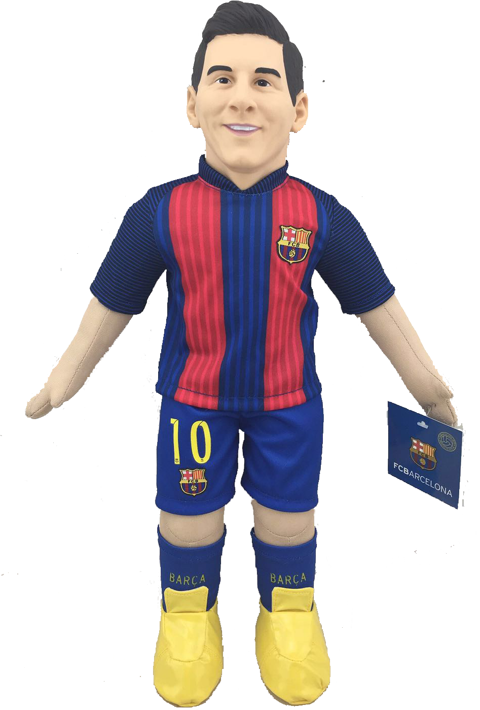 Doll Lionel Messi - Suarez Y Messi Muñecos (654x1030), Png Download