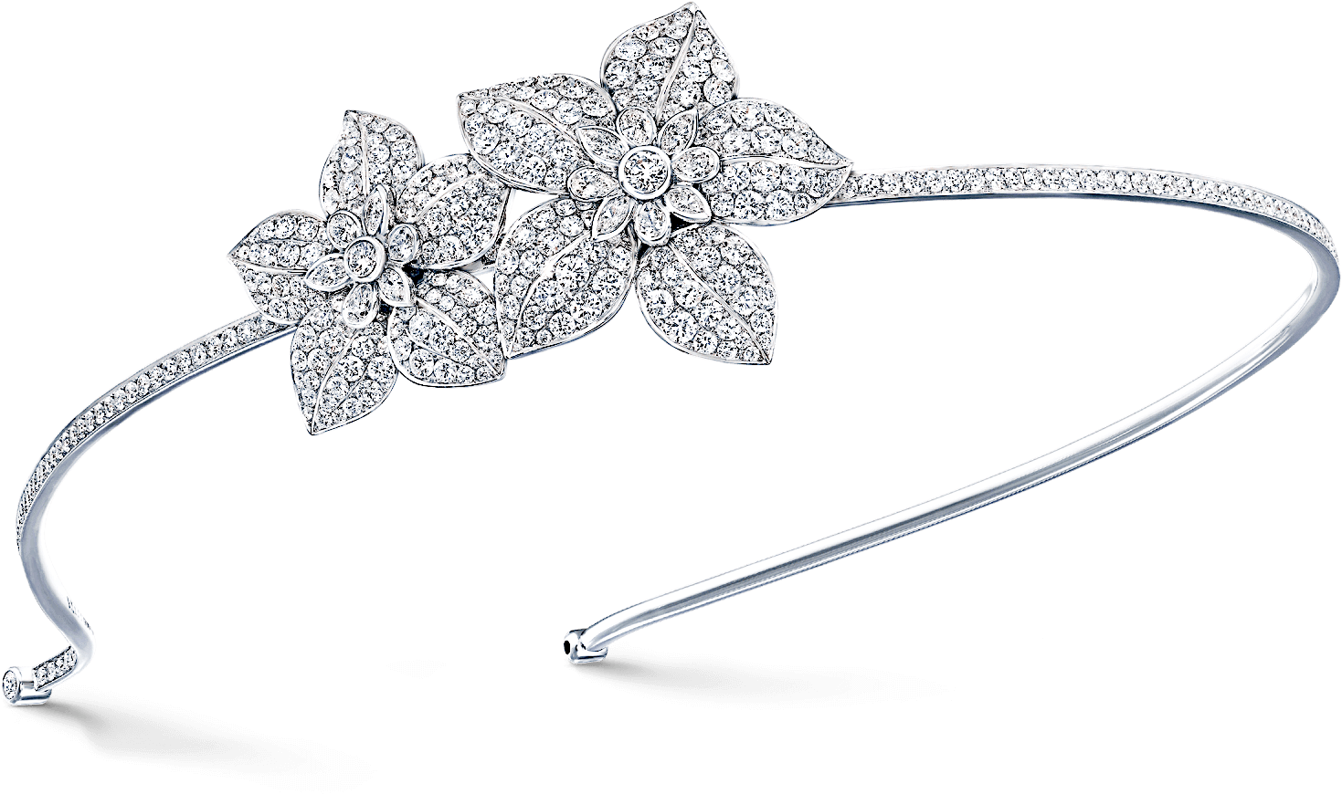 A Graff Bridal Diamond Hair Band Featuring Diamond - Diamond Headband Png (2000x2000), Png Download