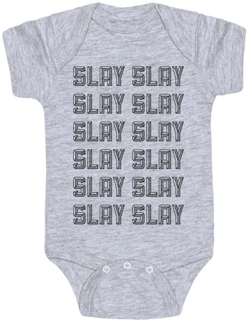 Slay Slay Slay Slay Baby Onesy - Mermaid Baby Quotes (484x484), Png Download