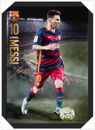#885 - Lionel Messi 2016 Poster (500x500), Png Download