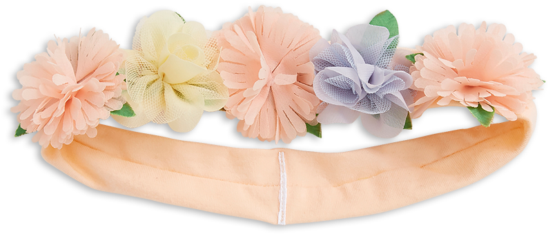 Hairband With Flowers Pink - Cake (888x888), Png Download