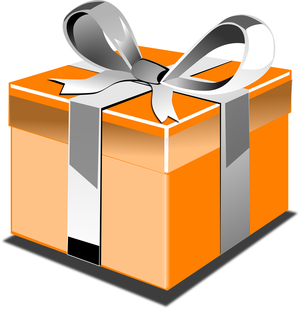 Gift Box Present - Pink Present (1246x1280), Png Download