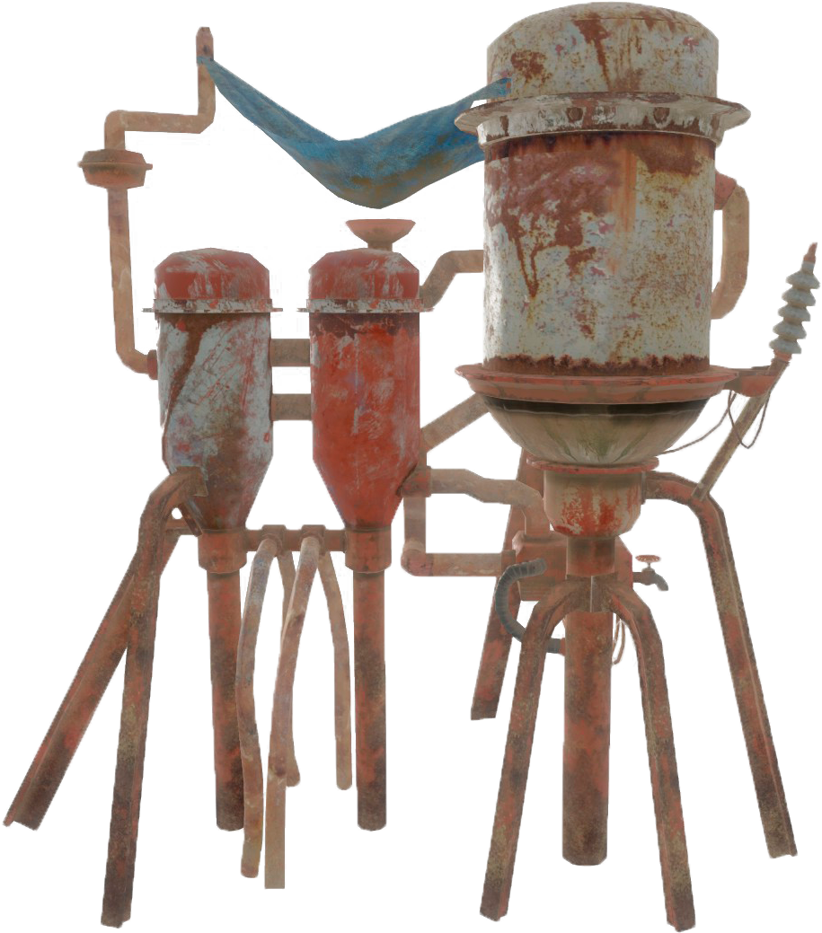 Fo4 Large Water Purifier - Water Purification (1182x1038), Png Download