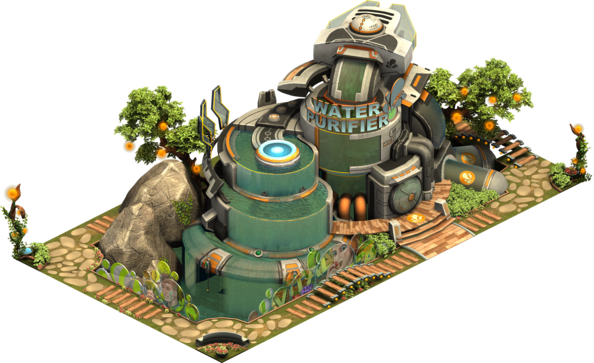 Water Purifier - Building (594x363), Png Download