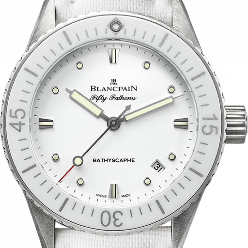 Blancpain Fifty Fathoms Bathyscaphe 5100 1127 W52 A - Blancpain Fifty Fathoms Bathyscaphe Women (800x800), Png Download