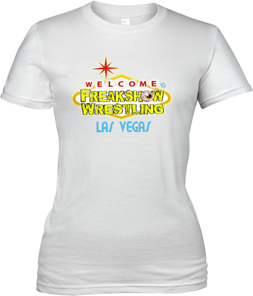Freakshow Wrestling - Women's Short Sleeve (819x1024), Png Download