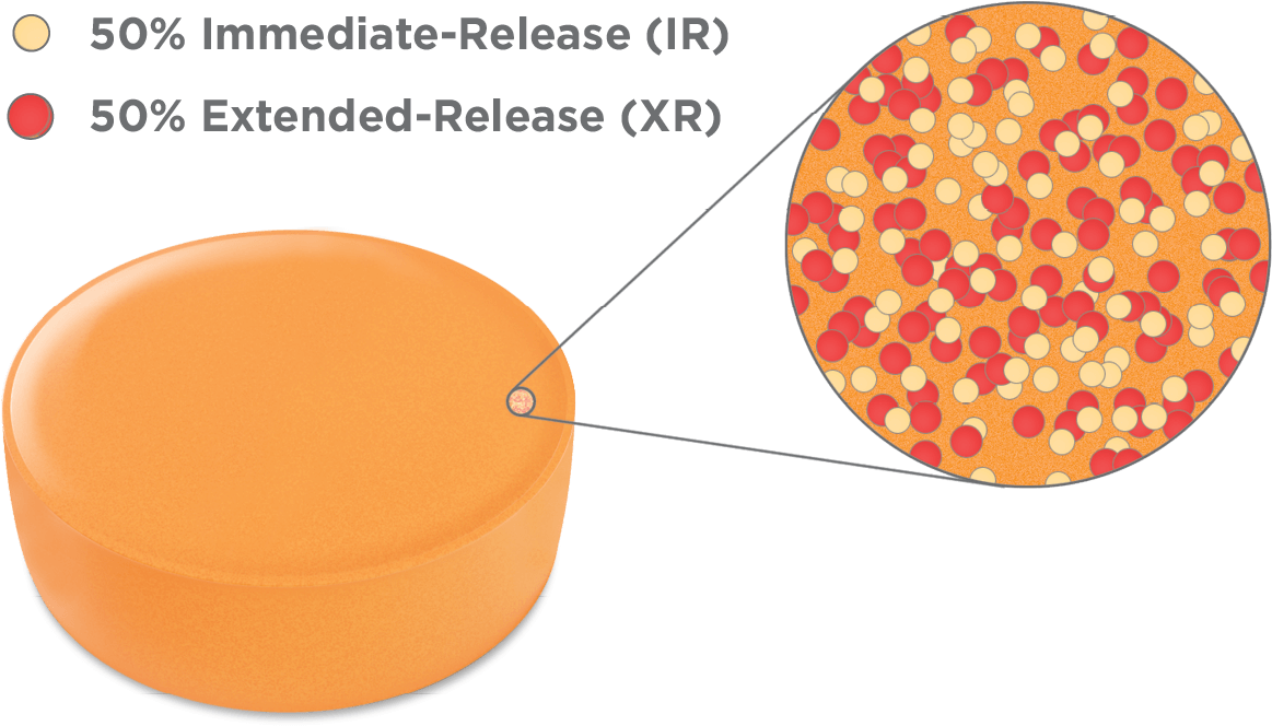 Diagram Illustrating Percentage Of Immediate And Extended - Microparticle (1200x750), Png Download