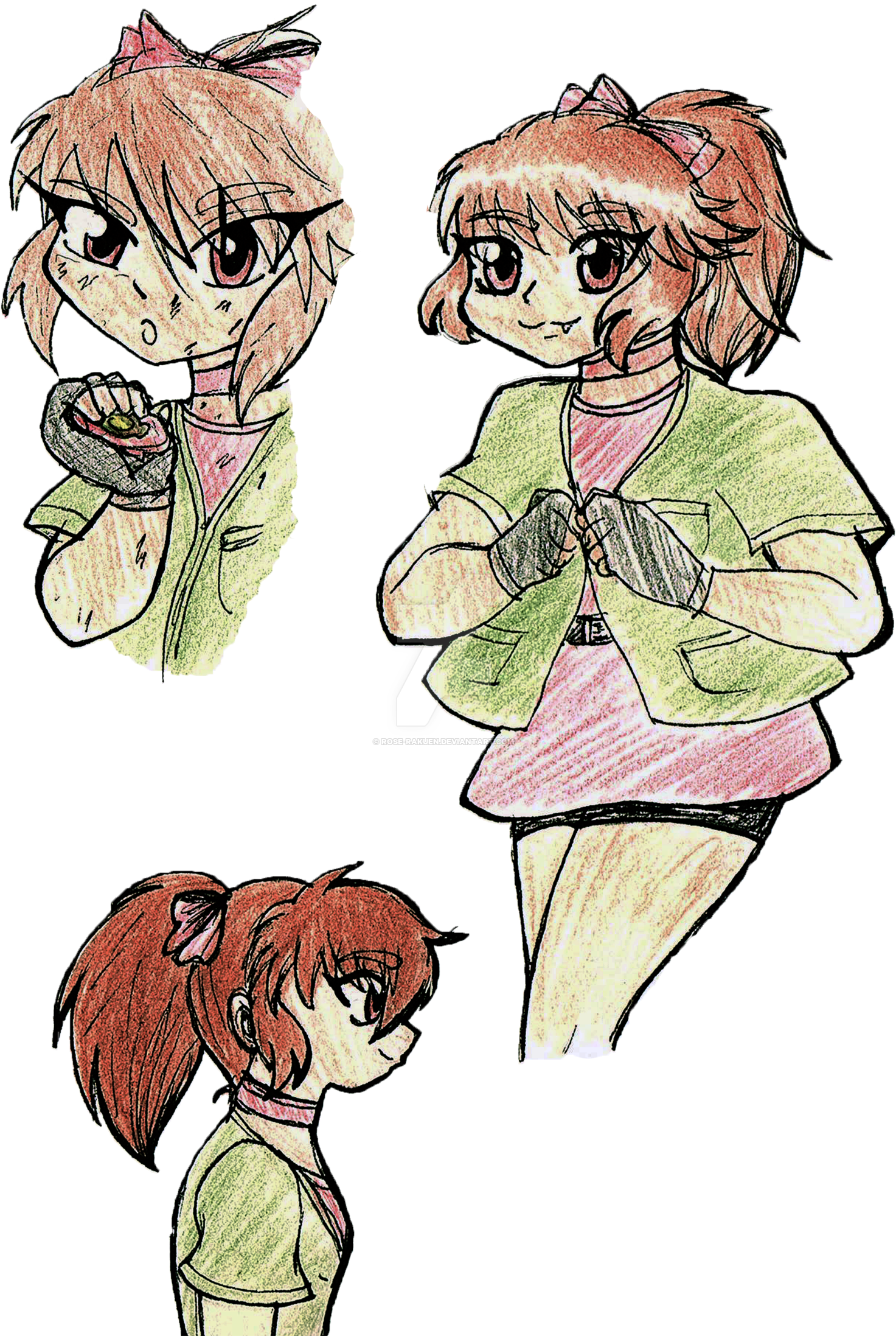 Clip Art Free Outfit Montage By Rose - Cartoon (1600x2253), Png Download