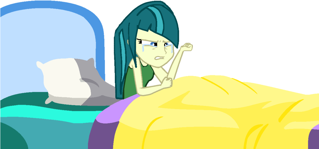Gouhlsrule, Bed, Crying, Equestria Girls, Juniper Montage, - Juniper Montage Equestria Girl (1024x573), Png Download