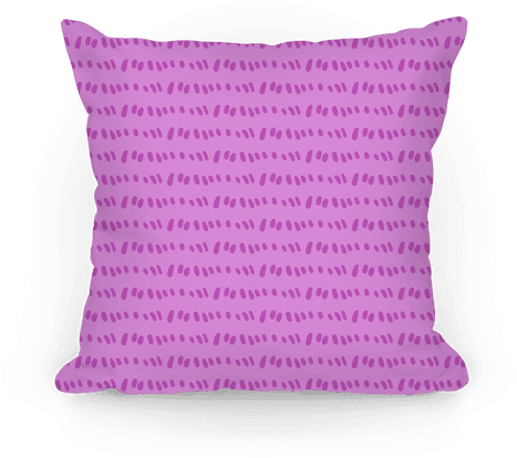 Doodle Sewing Stitches Pattern Pillow - Pillow (484x484), Png Download
