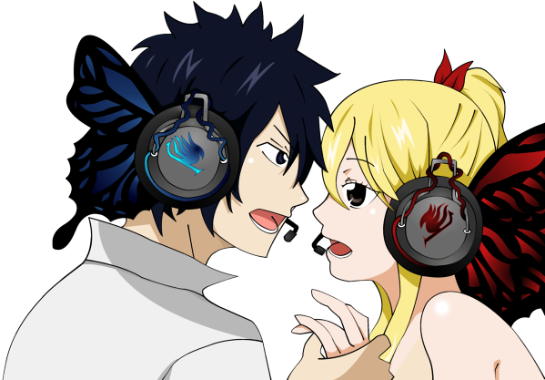 Gray Lucy Photo 22880010 M - Fairy Tail Lucy Headphones (600x444), Png Download