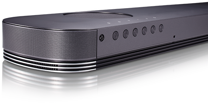 The New Lg Sj9 Soundbar Brings Cinematic Sound Home - Lg Sj9 (690x360), Png Download