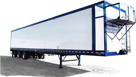 Semi Remorque A Copeaux Biomasse A Plancher Mobile468x288 - Trailer (468x286), Png Download