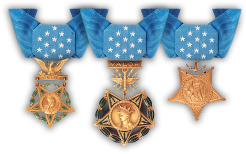 Major General Douglas O - Medal Of Honor Png (513x325), Png Download